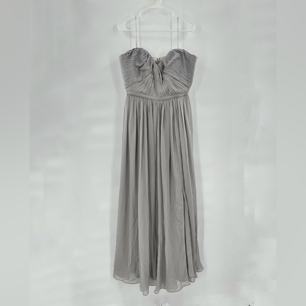Weddington Way grey strapless dress size 14 ruched